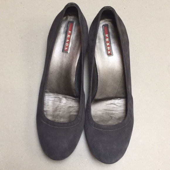 PRADA Calzature Donna Suede Kitten Heels - Picture 5 of 8
